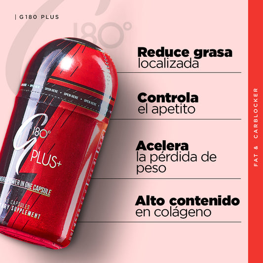 Combo Quemador de Grasa G180 PLUS + Detox XS