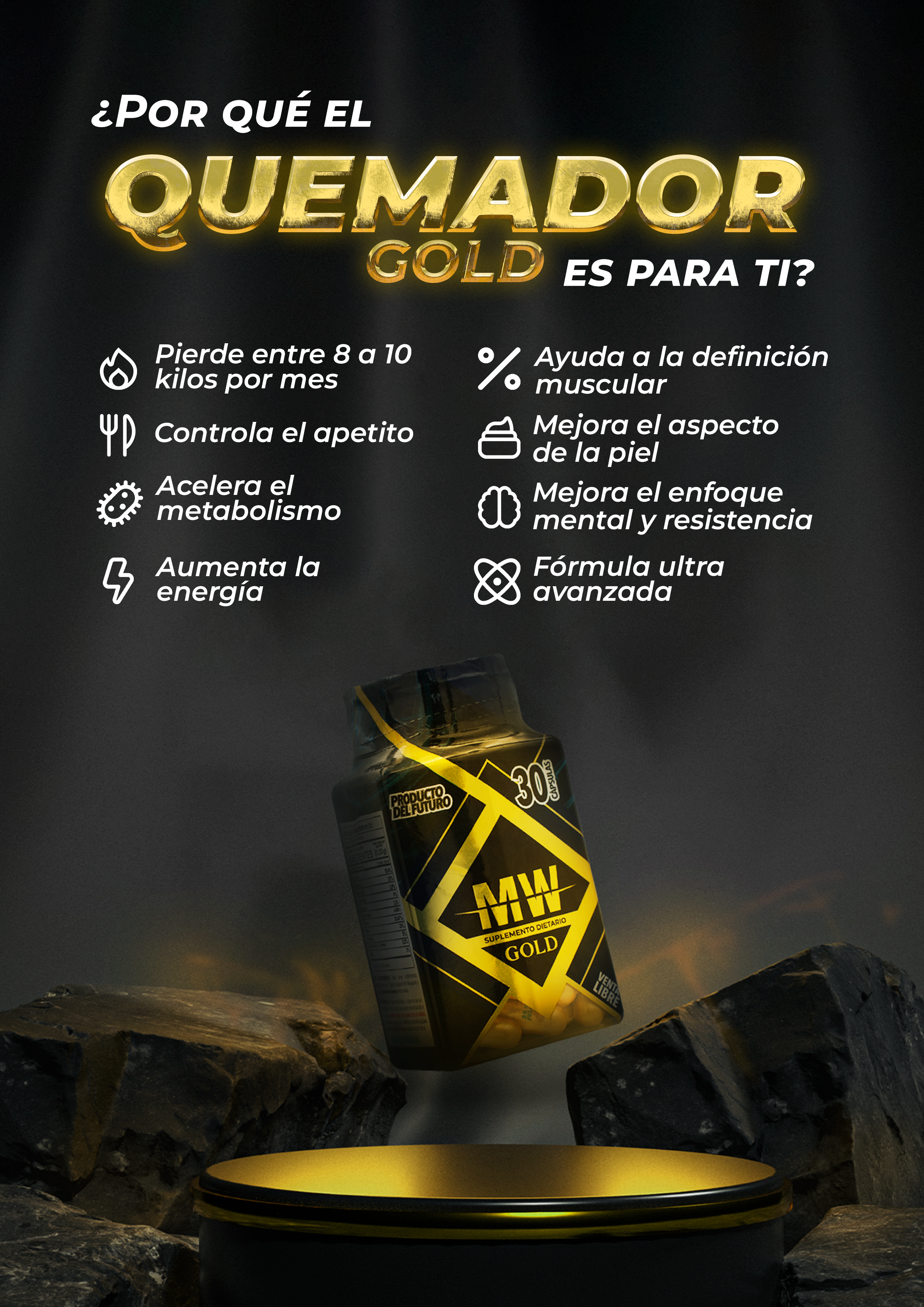 Combo Quemador MW GOLD + Drenador MW